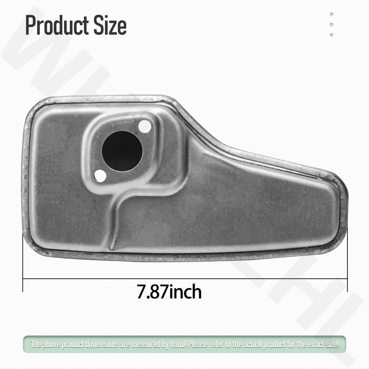 WHMYZHL Lo-Tone Muffler side view shows shoulder bolts for secure mounting