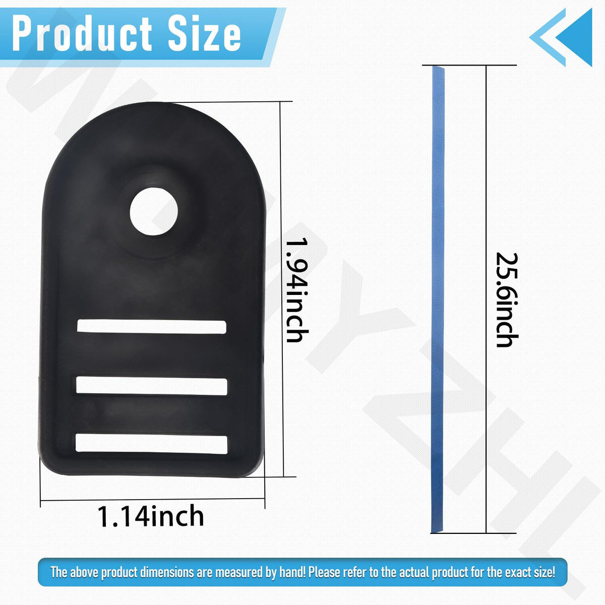 WHMYZHL FG-FASKIT 26-inch straps ready for quick attachment.