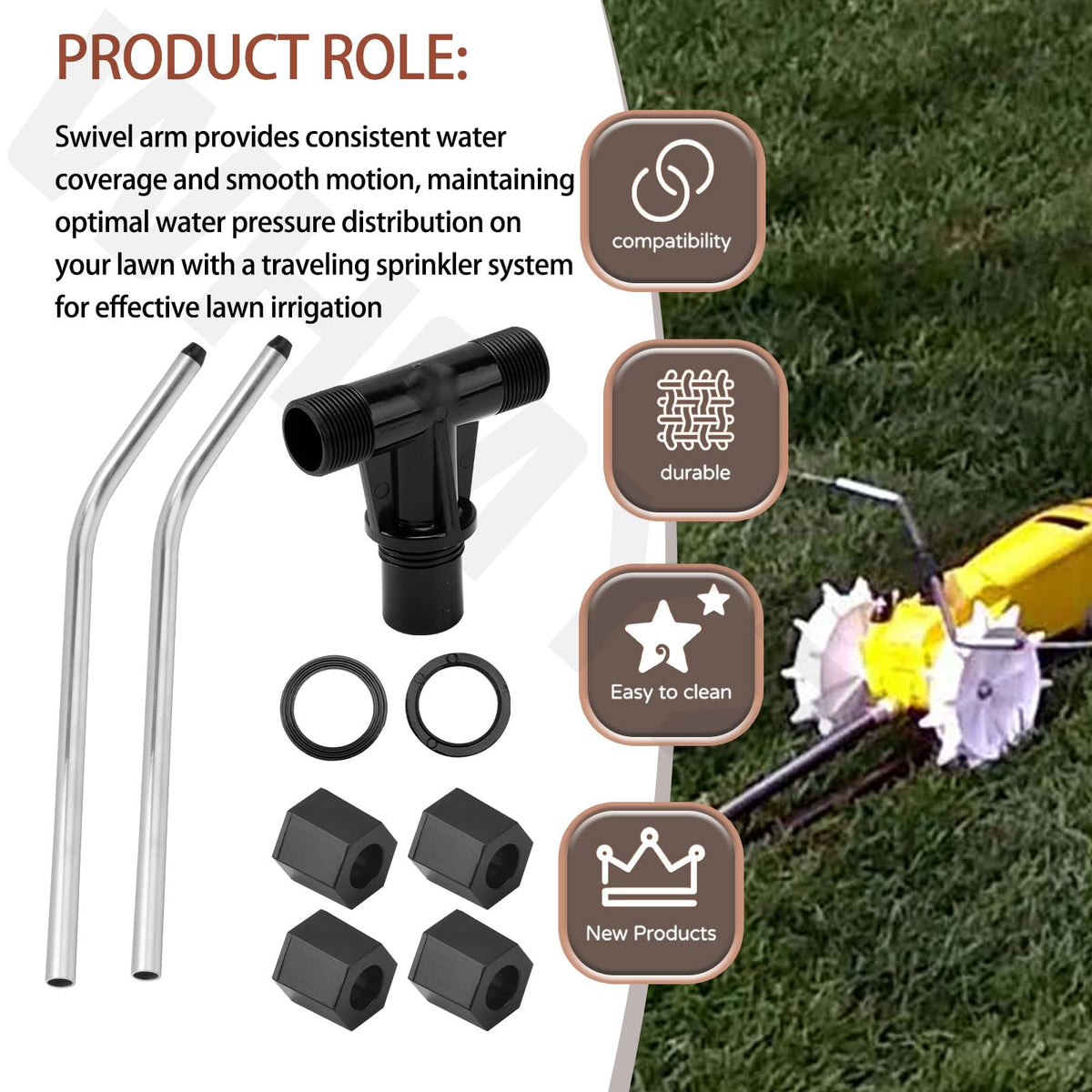 WHMYZHL Rugged irrigation components for reliable seasonal use