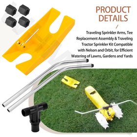 WHMYZHL Swivel Arm maintains consistent water distribution across the yard
