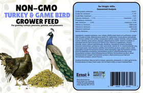 Wholesome Harvest kelp and vitamins image highlighting mineral-rich ingredients for flock health.