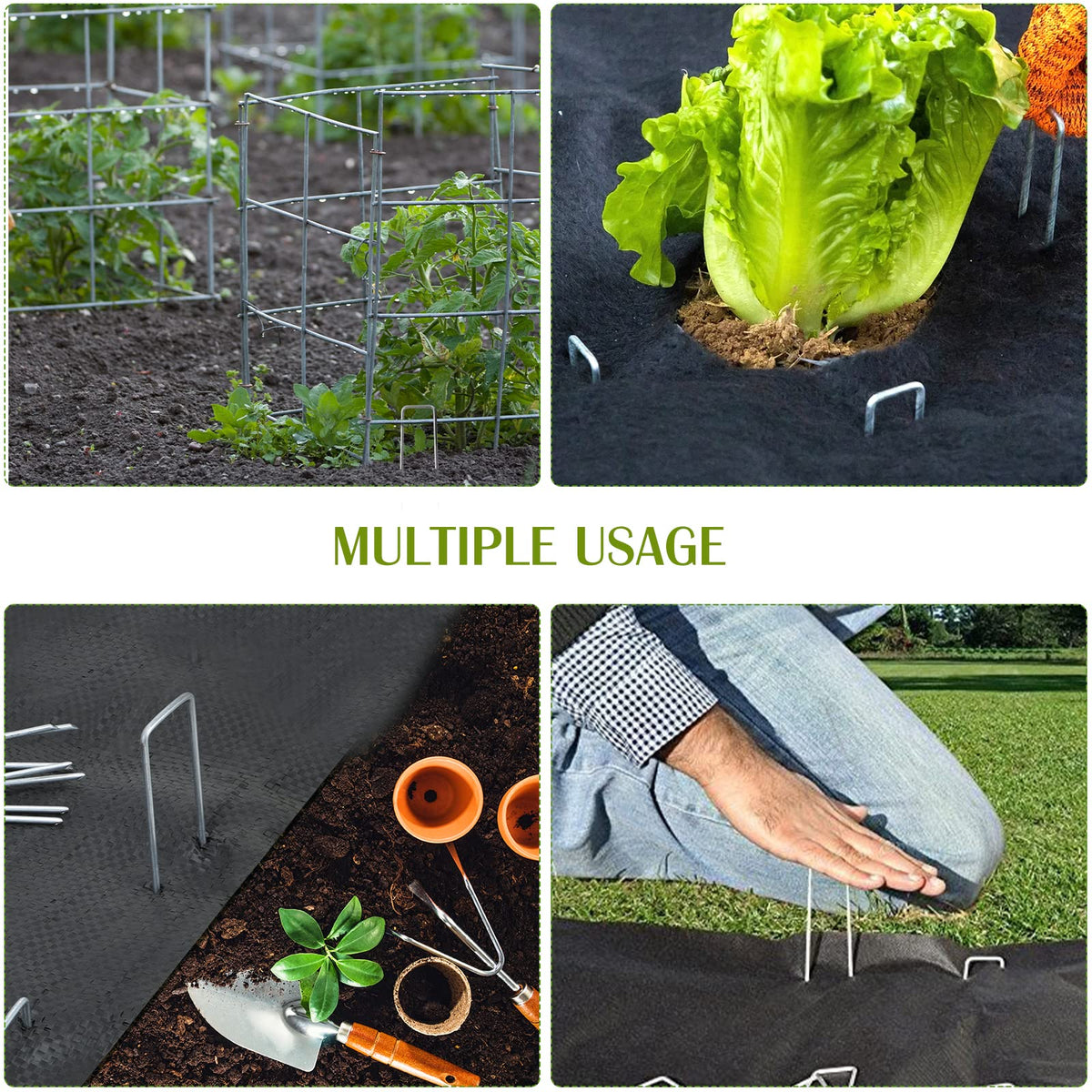 Whonline rust-resistant stakes suitable for repeated garden use