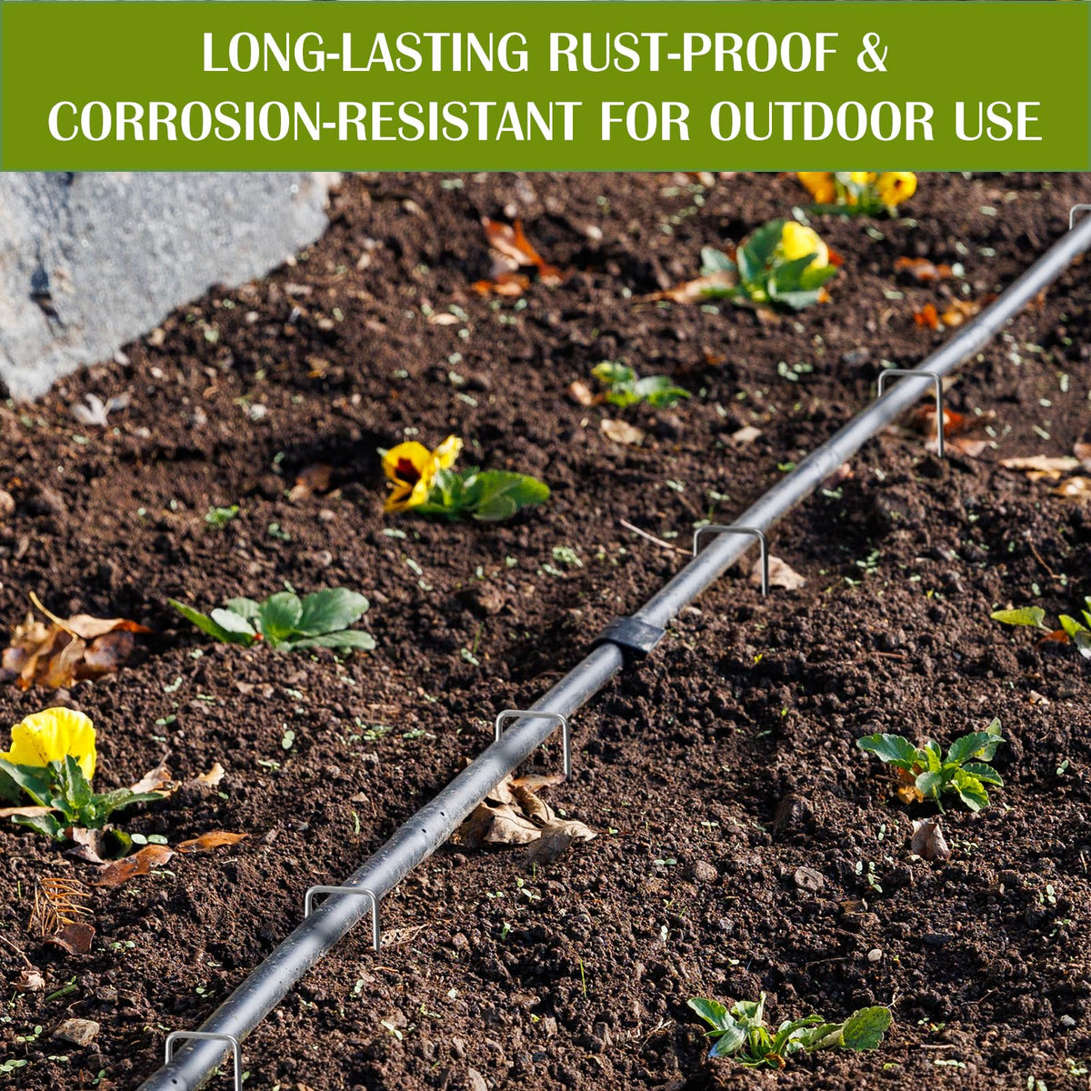 Whonline tent-stakes providing sturdy support for outdoor decor