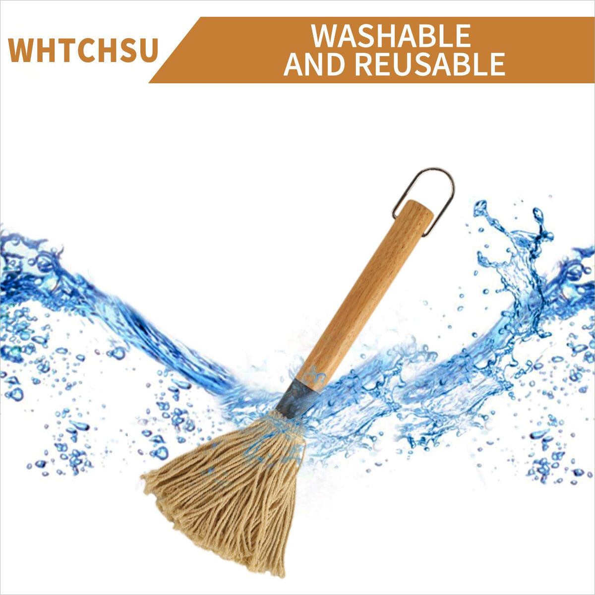 WHTCHSU mop is dishwasher-safe for easy cleanup