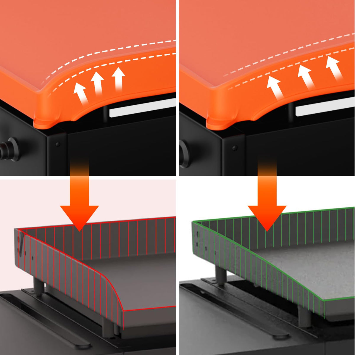 WhtSky easy-clean surface keeps Blackstone tidy