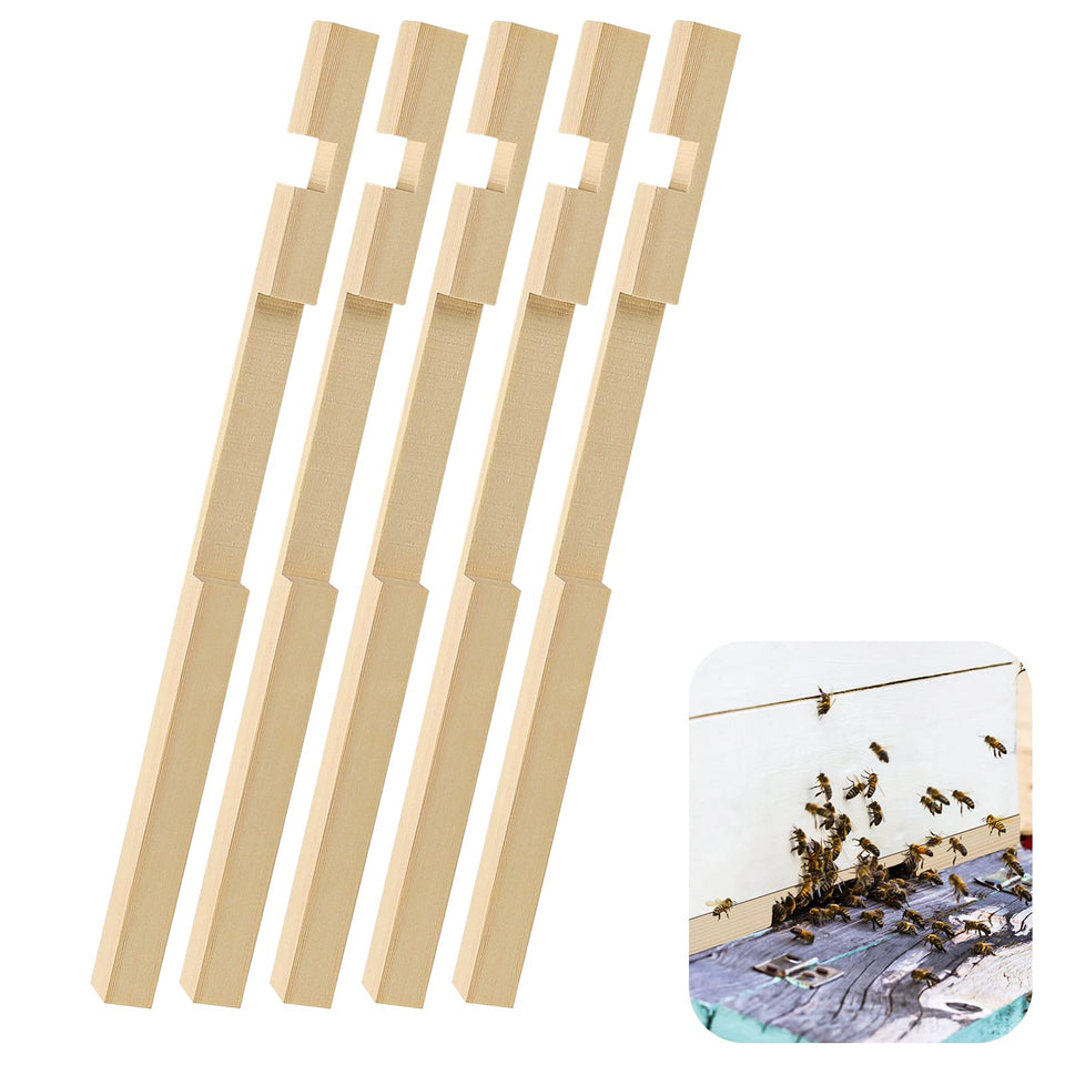 Whumsdog 10-frame beehive entrance reducer for stable airflow control