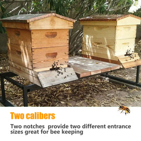 Whumsdog five-pack beehive entrance reducers with clear packaging