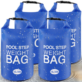 Whumsdog blue 10L pool step weights stabilize above-ground ladders.