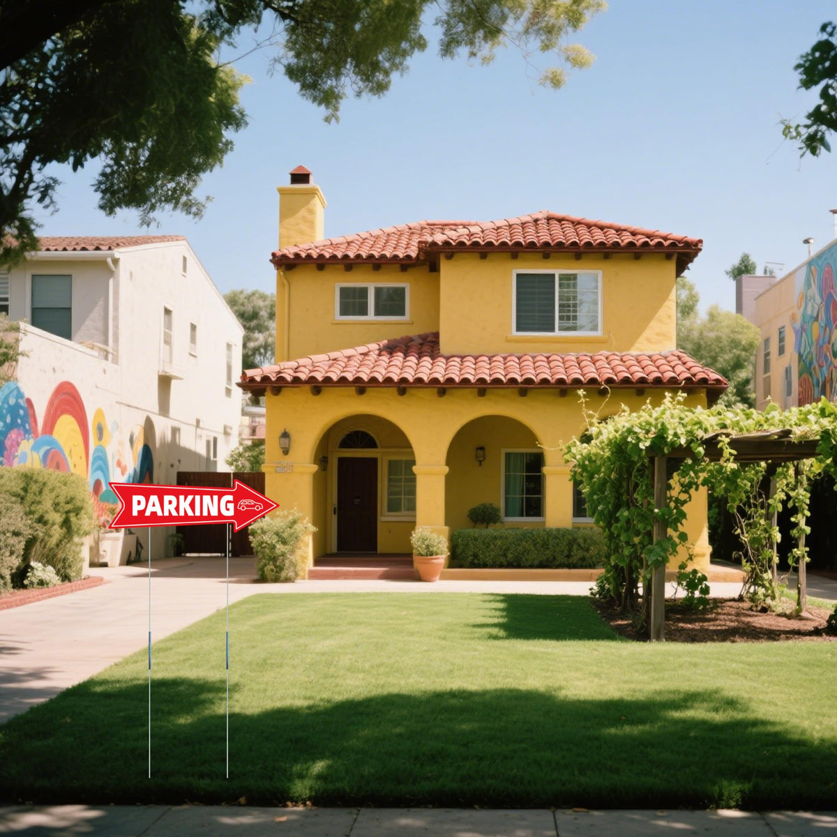 WHWHW durable yard signs suit driveways, lots, and event venues.