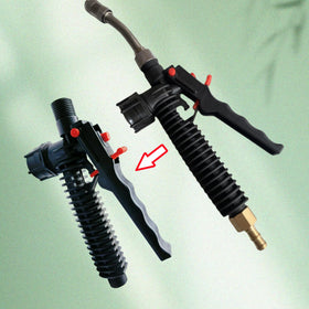 WHZAZGW black plastic sprayer handle showcases sturdy construction for daily use.