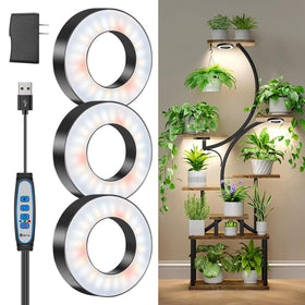 Wiaxulay grow light panel close-up showing full-spectrum LEDs for versatile indoor plant care