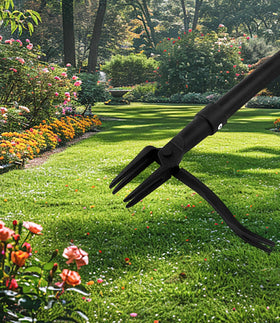 WICING weed puller head uses 1035 steel for lasting strength and root removal