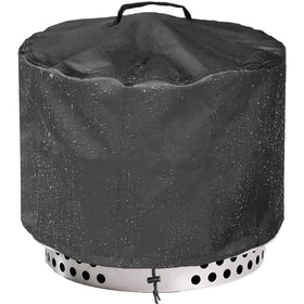 WICKTICK round fire pit cover fits 27-28 inch diameter, protects Yukon 2.0 from rain