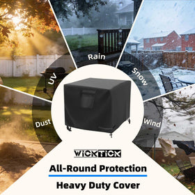 WICKTICK easy-grip handles simplify placement and removal