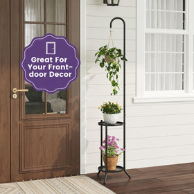Wieghda trailing plants hanger adds versatile display option.