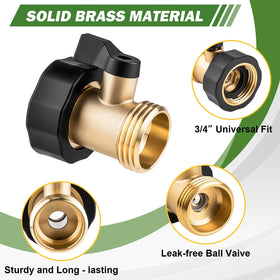 WIESVOP valve with adjustable flow control for precise watering.