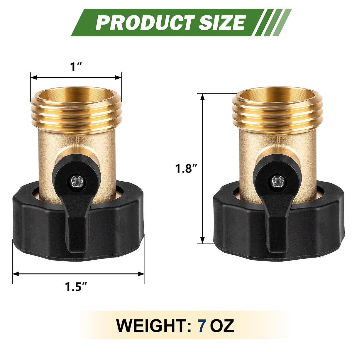 WIESVOP valve with ergonomic handle for easy grip and operation.