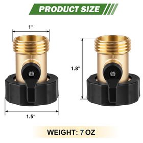 WIESVOP valve with ergonomic handle for easy grip and operation.