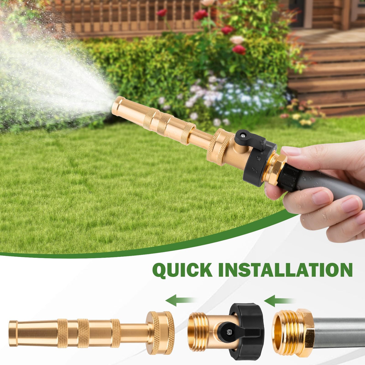 WIESVOP quick-connect 3/4-inch thread fits standard fittings.