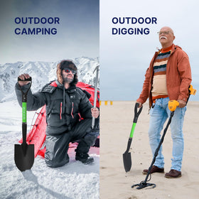 WIKER Camping use, multifunctional shovel ready for outdoor tasks.