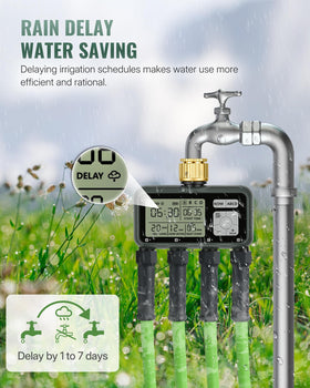 WILAWELS IPX5 outdoor waterproof design withstands weather conditions.