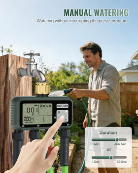WILAWELS multi-zone irrigation setup suitable for yard and balcony.