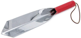 Wilcox All-Pro 14 inch trowel blade close-up showing durable 16GA steel for tough soils