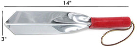 Wilcox All-Pro 14 inch trowel handle grip highlighting comfortable non-slip control while digging