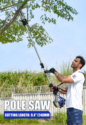 Wild Badger Power 26cc weed wacker brush cutter handles tough undergrowth.