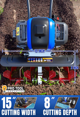Wild Badger Power detachable hand push bar enables compact storage.