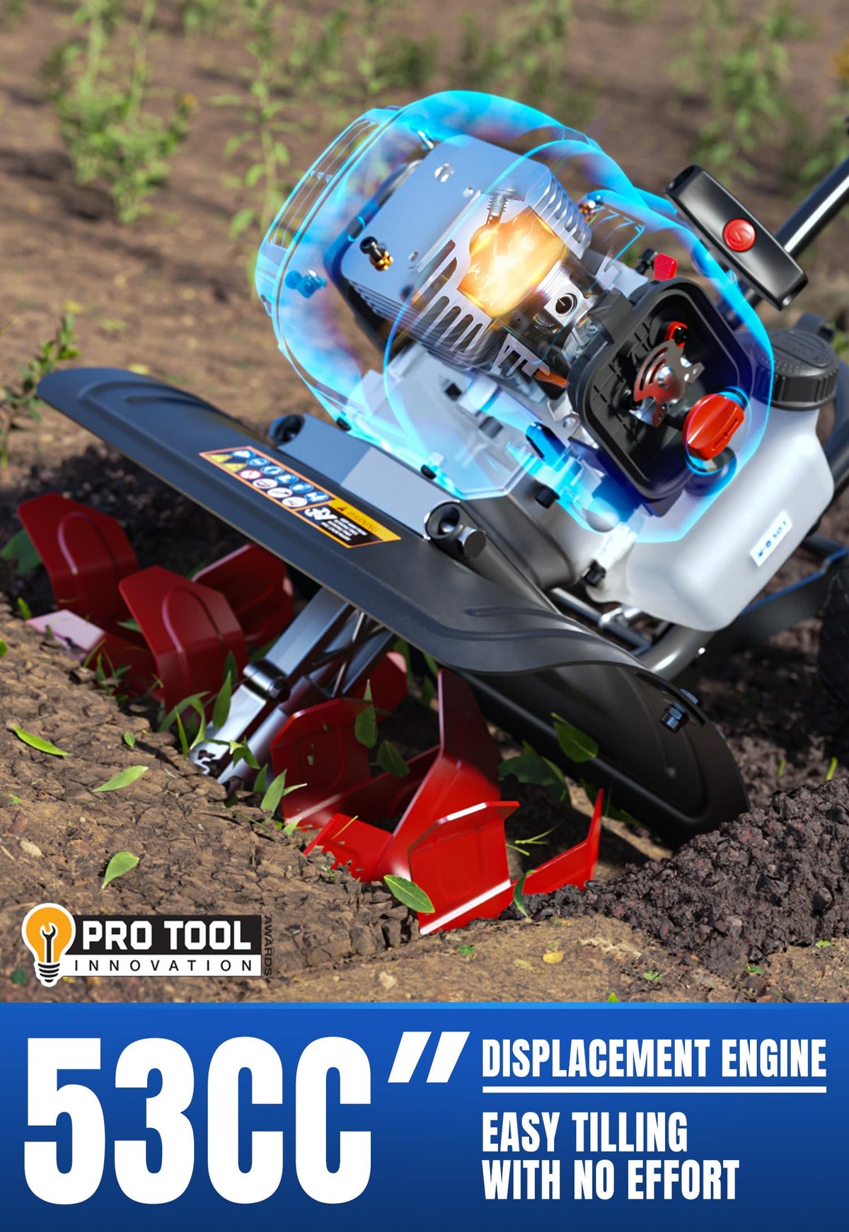 Wild Badger Power dual-layer filter keeps engine cleaner during work.