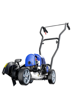 Wild Badger Power sidewalk edger blue design for precise edging along borders.