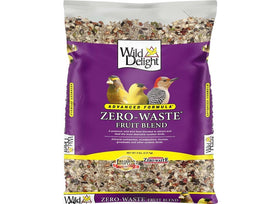 Wild Delight Zero-Waste Fruit Blend at a feeder attracts a variety of birds.