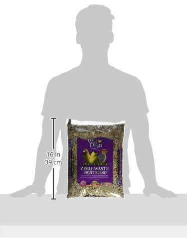 Wild Delight Zero-Waste Fruit Blend close-up shows visible fruit pieces and natural ingredients.