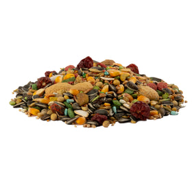 Wild Harvest Advanced Nutrition Parrot foraging enrichment encourages exploration and activity during mealtime.