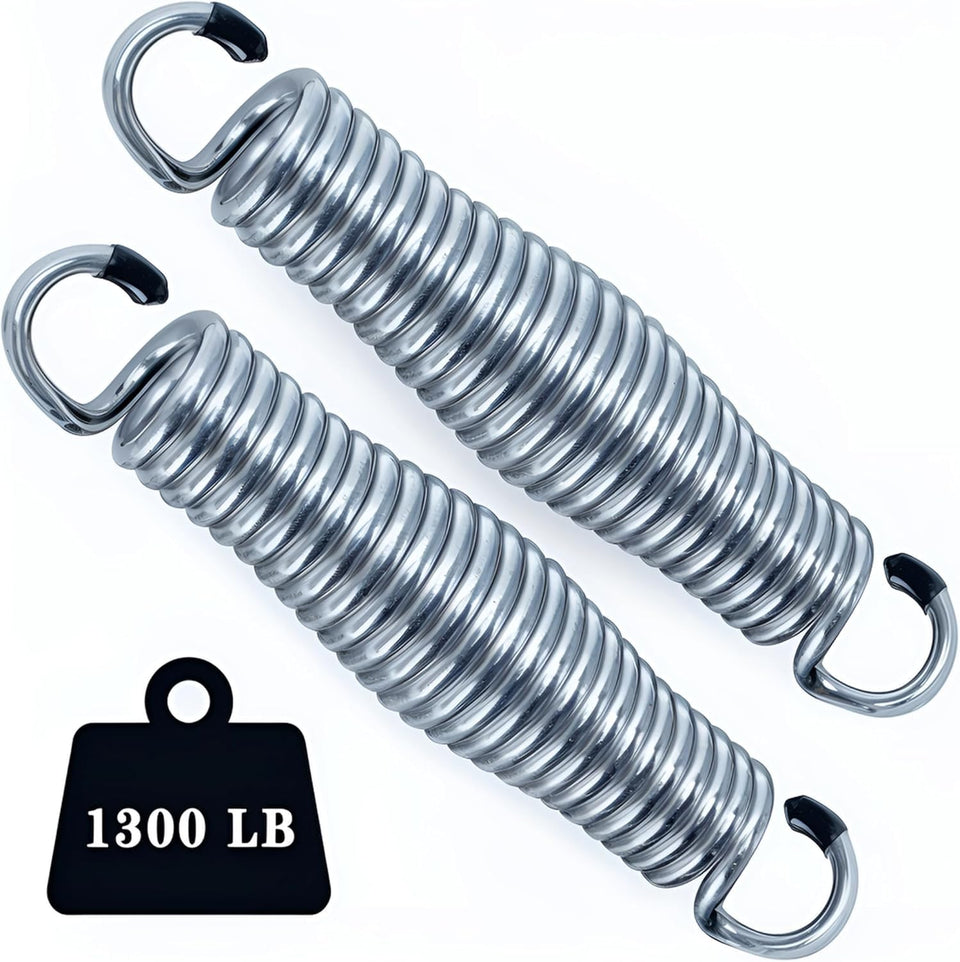 WILD MAN 8-inch porch swing springs provide durable suspension for outdoor seating.