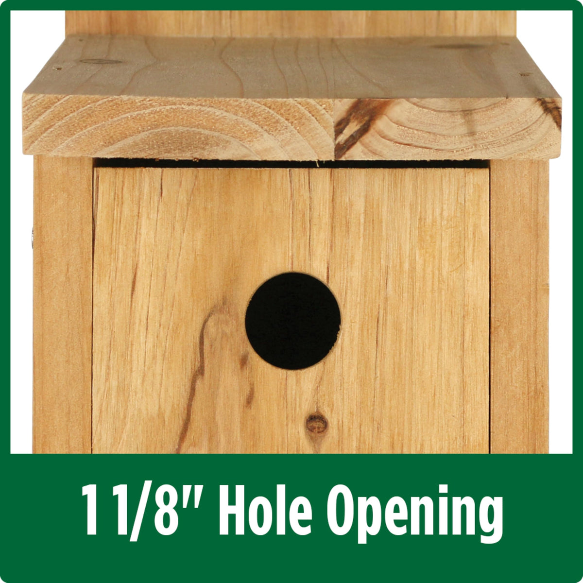 Wild Wings Cedar Box Wren House vented sides support airflow and bird health