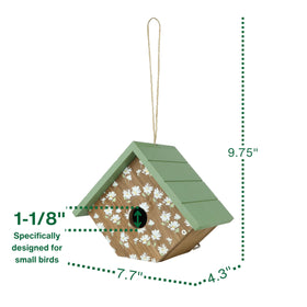 Wild Wings Springwood Daisy Wren House side view showing compact design.