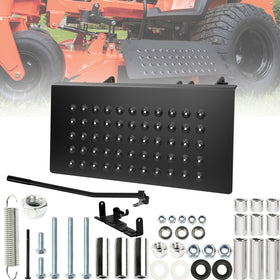 WildGear ACS6000ULS chute system for zero-turn mowers reduces debris spread