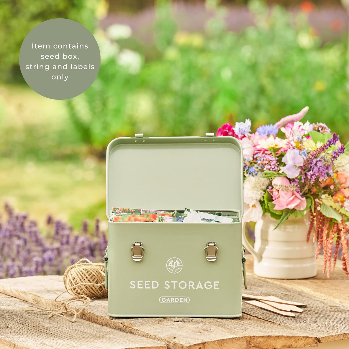 WILDGOOSE bamboo plant labels and garden string included for tagging