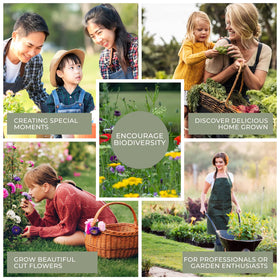 WILDGOOSE seed storage box gift ready set for gardeners