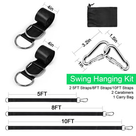 WILDJUE straps installed on a tree showing sturdy suspension