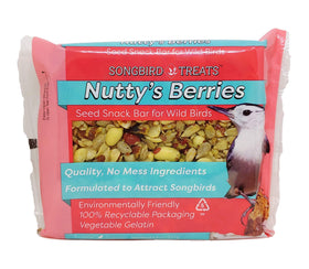 Wildlife Sciences seed bars packaging shown as recyclable.