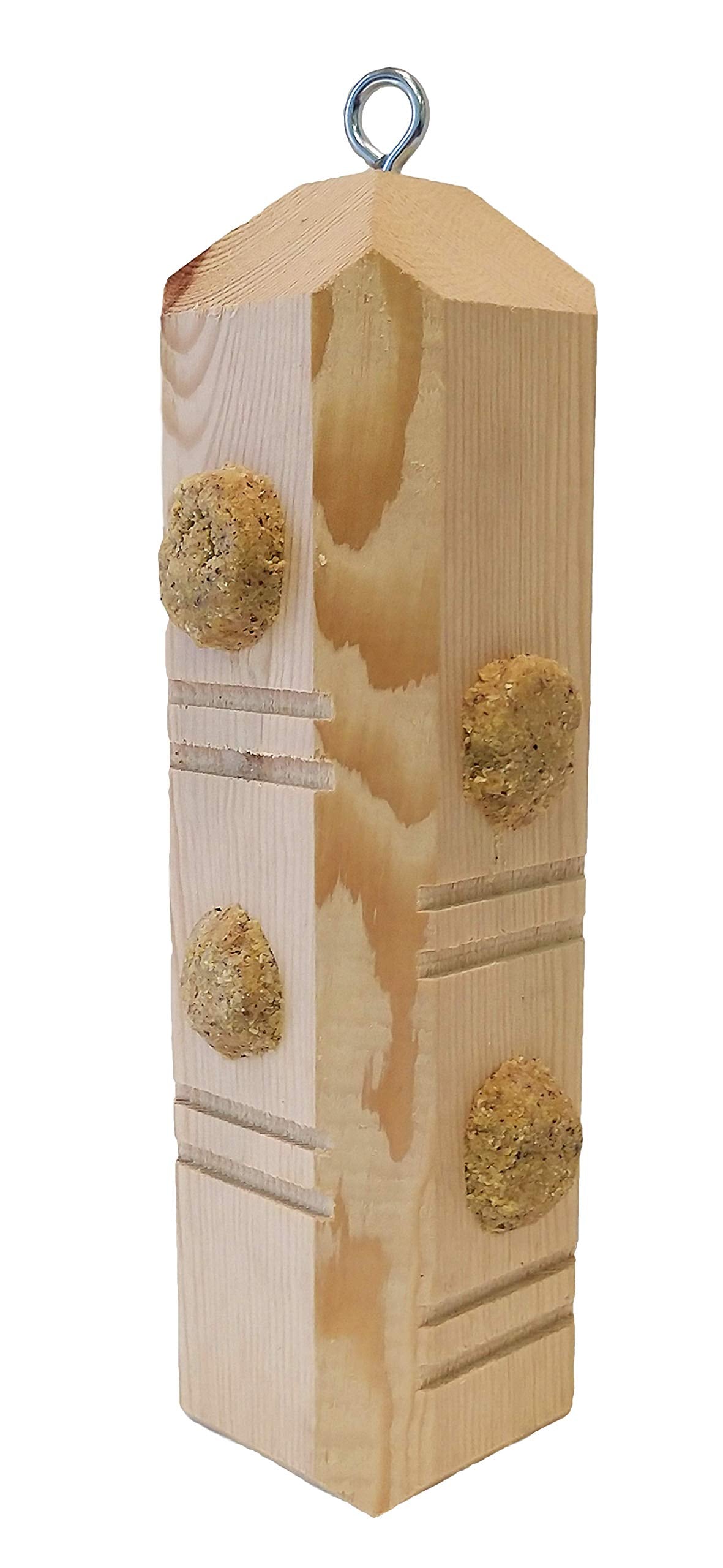 Wildlife Sciences suet plugs measure 3.75 inches, ideal for feeders