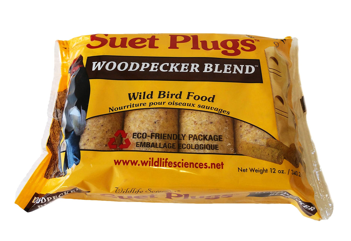Wildlife Sciences suet plugs in action attracting a range of backyard birds.