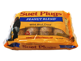 Wildlife Sciences individually wrapped 12 oz suet plugs for easy storage