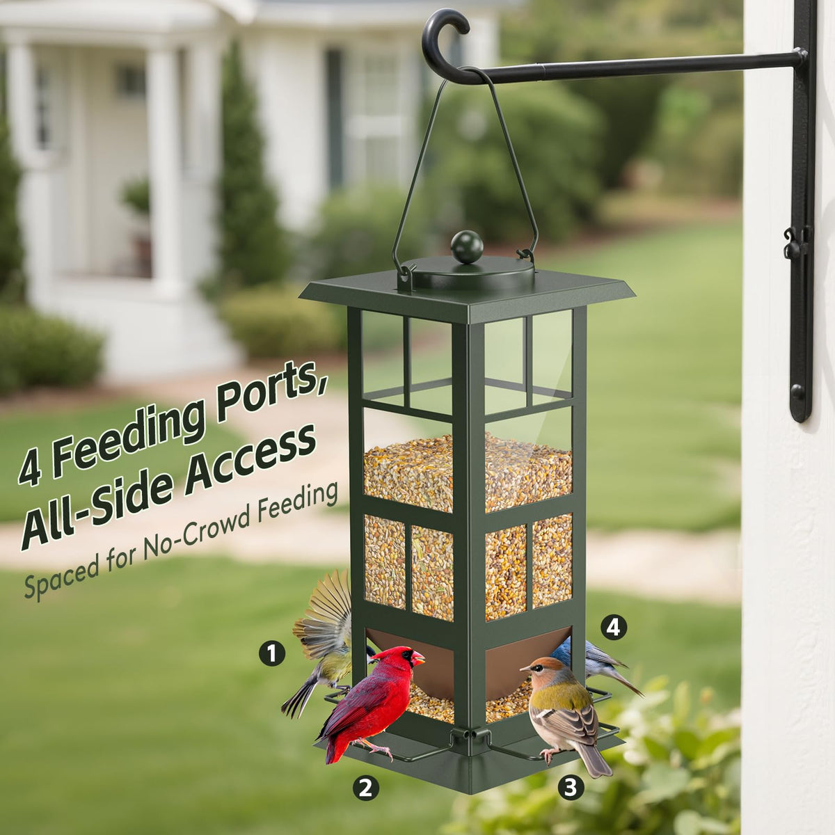 Wildpark durable all-metal frame resists rain and sun outdoors.