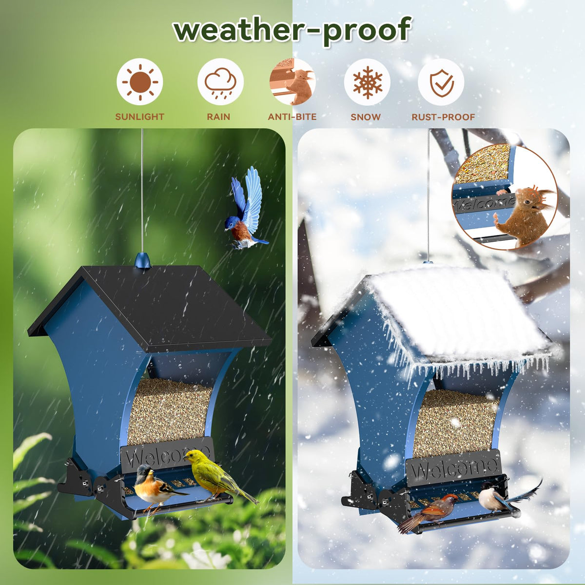 Wildpark Robust metal construction for outdoor use