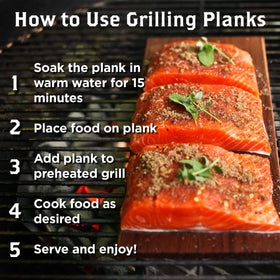 Wildwood Grilling FSC-certified western red cedar planks bulk.