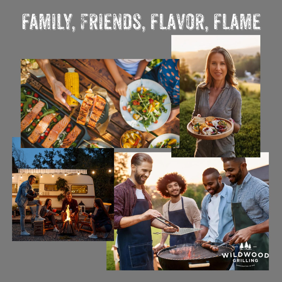 Wildwood Grilling vegetables on cedar plank highlighting versatile flavor enhancement.